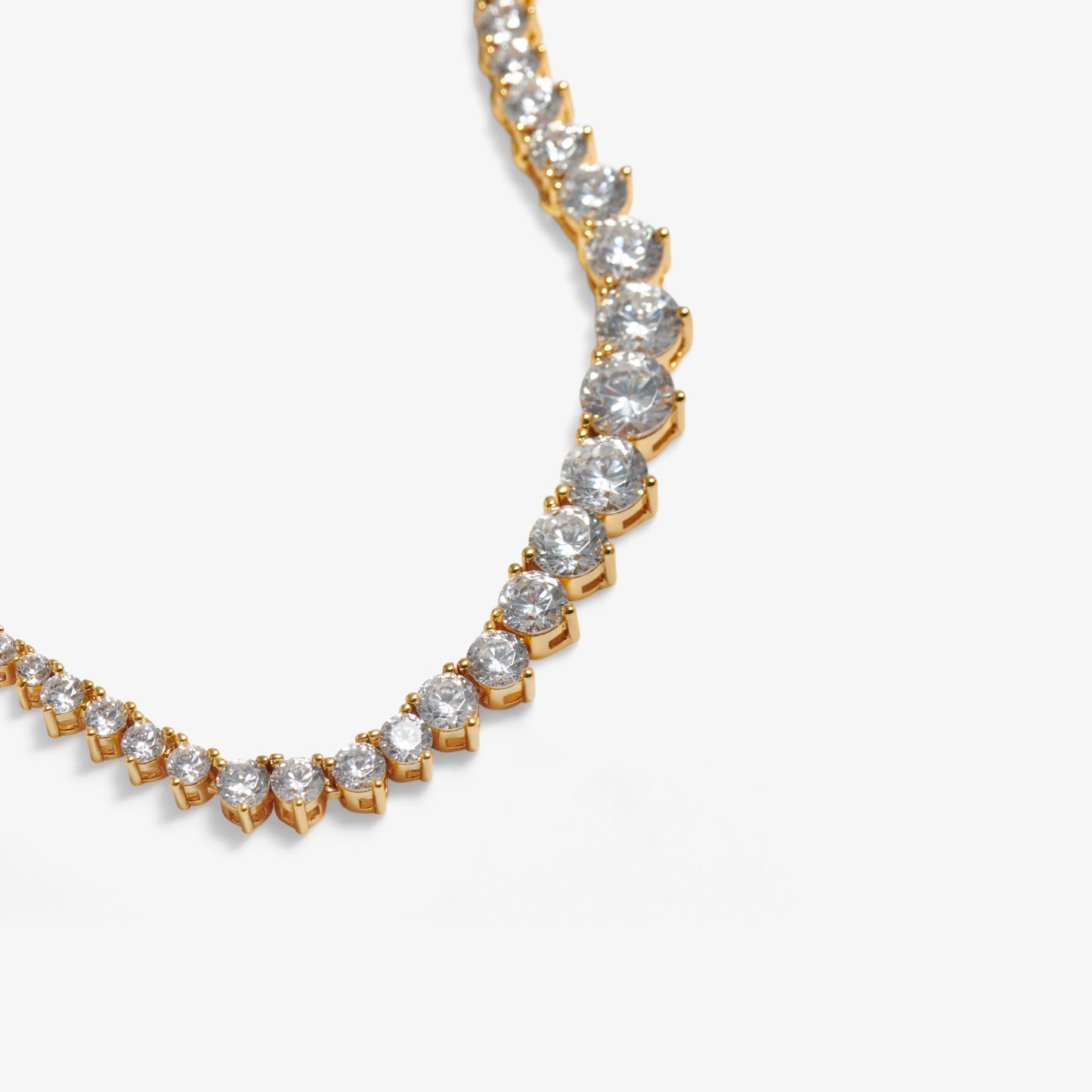 Graduated Tennis Necklace
