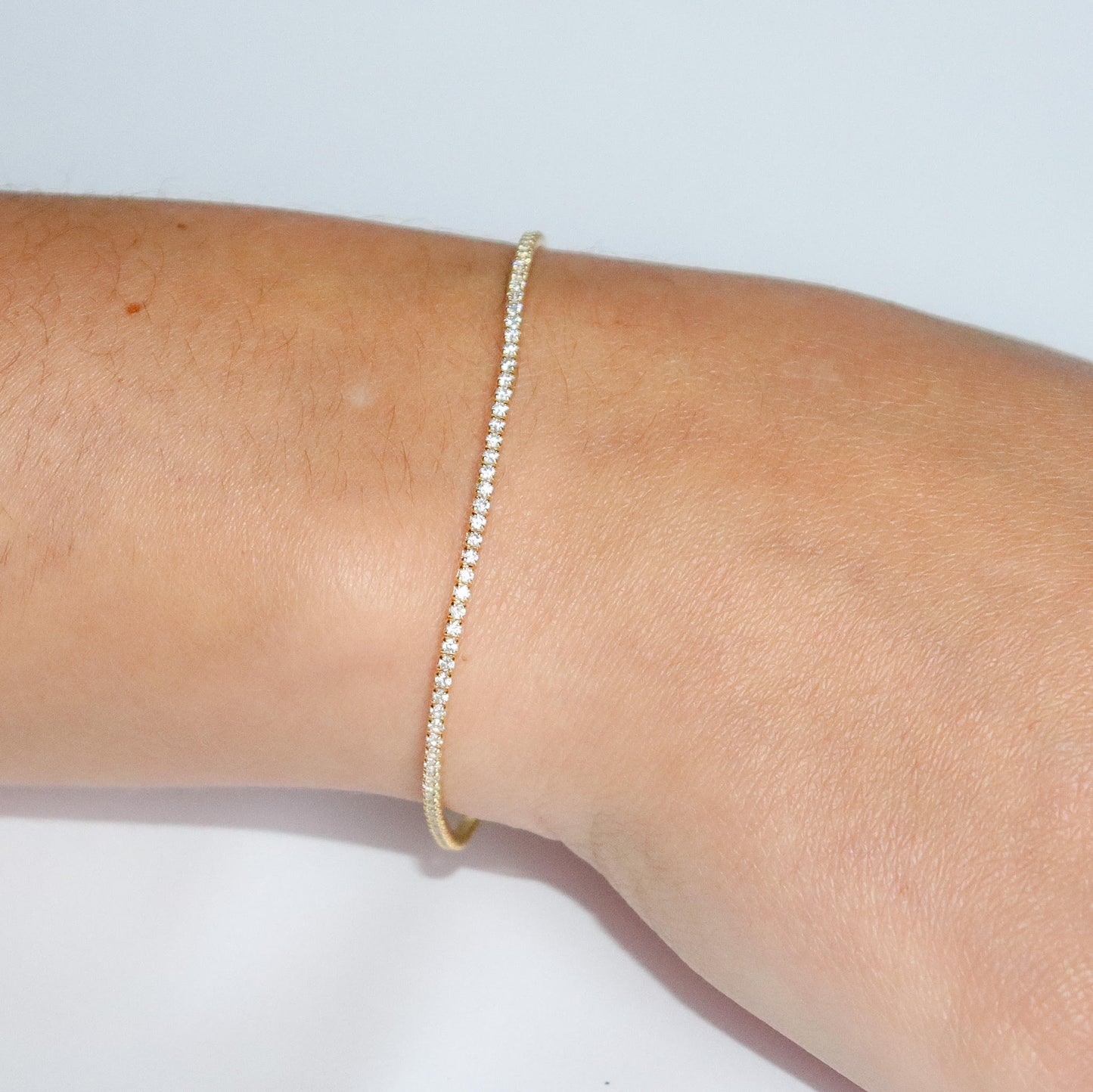 Tennis Bracelet in Gold