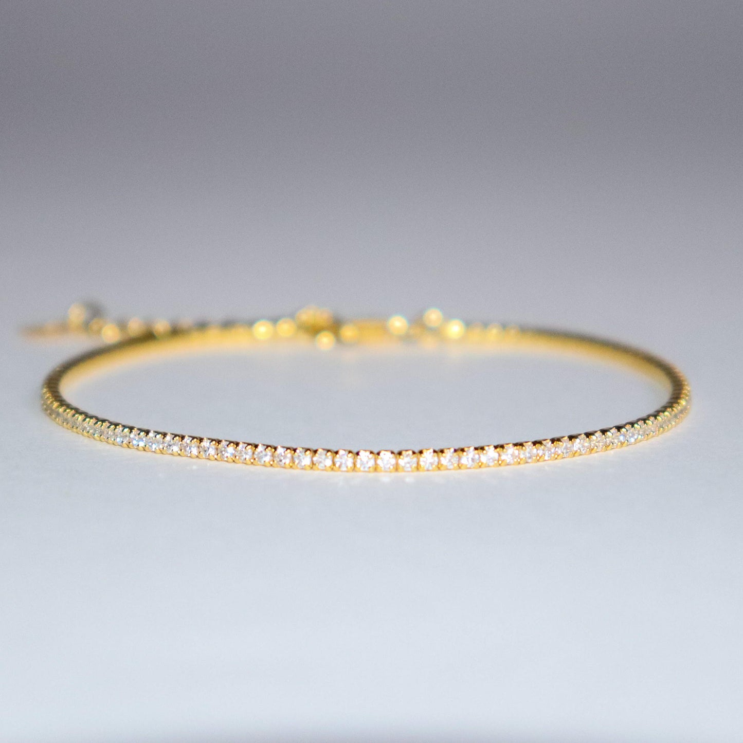 Tennis Bracelet in Gold
