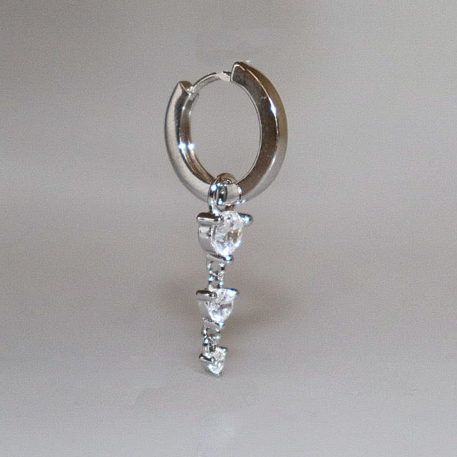 Drop Charm Huggies