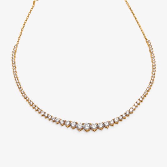 Graduated Tennis Necklace